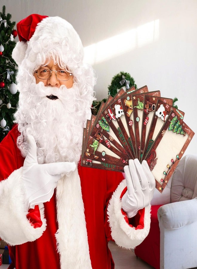 DoubleFill مجموعة هدايا عيد الميلاد من دبل فيل، 24 قطعة، تتضمن حاملات نقود وبطاقات، صندوق خشبي لبطاقات عيد الميلاد، مزين برسومات غزال وسانتا كلوز وقزم، مثالية لتزيين حفلات عيد الميلاد، متوفرة بستة أشكال. - Image 4